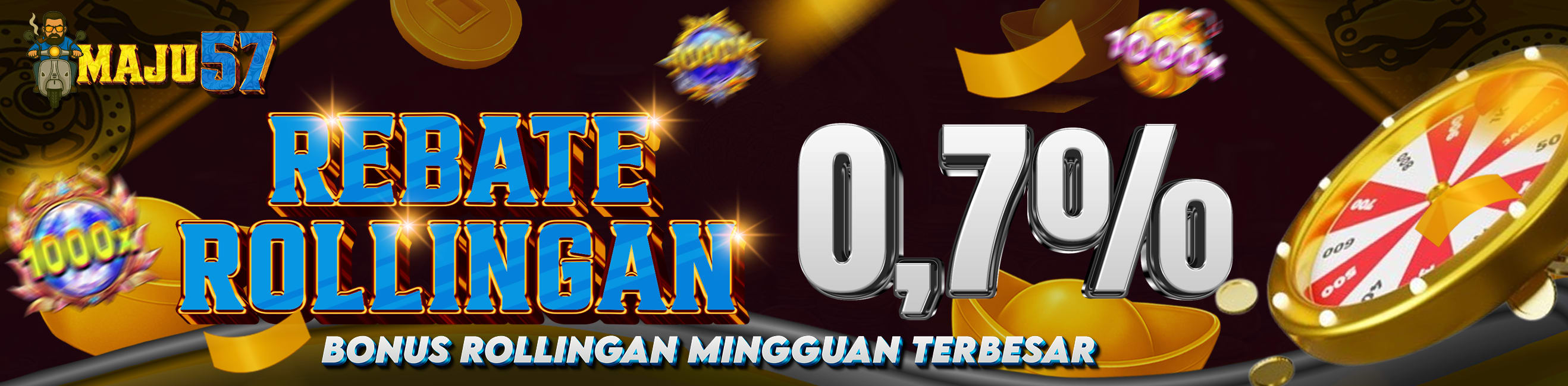 REBATE / ROLLINGAN UP TO 0.7%